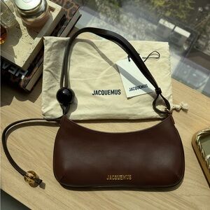 Jacquemus Brown Bisou Perle Shoulder